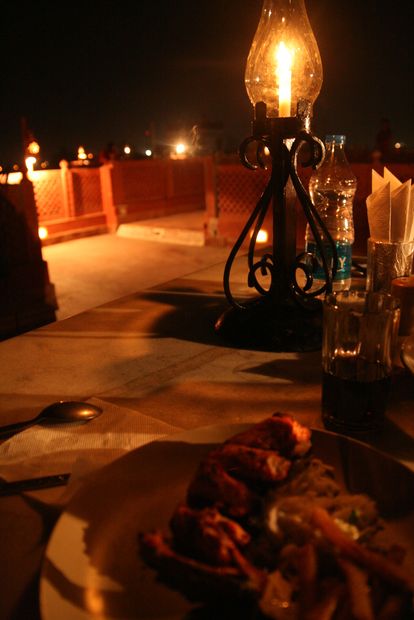 Meal at the hotel in Bikaner