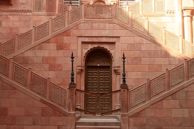 Double escalier au fort de Junagarh