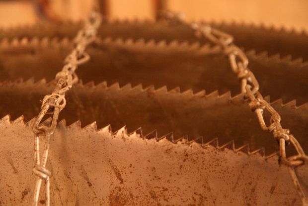 Planche à scies dans le fort de Junagarh