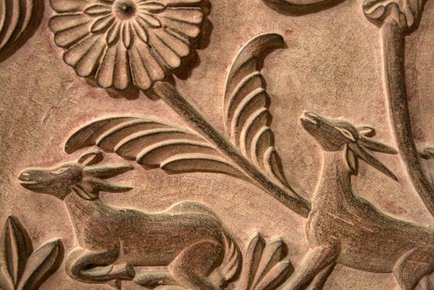 Bas-relief dans le fort de Junagarh