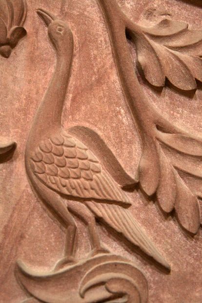 Bas-relief au fort de Junagarh