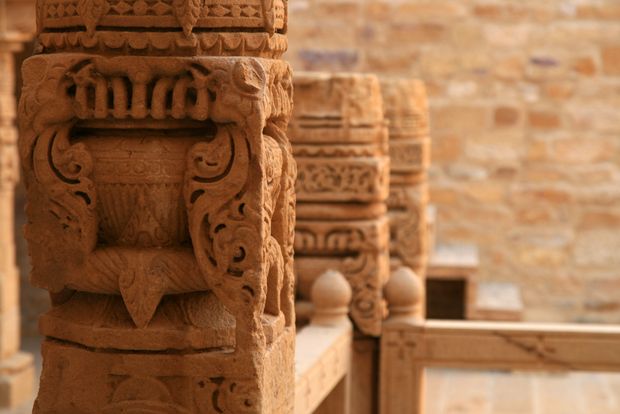 In the Rajmahal Palace of Jaisalmer