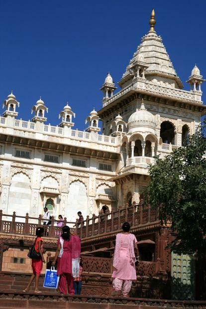 At Jaswant Thada cenotaph