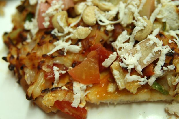 Vegetarian pizza in Jodhpur