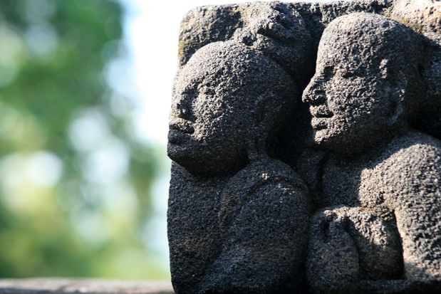 Borobudur. Java.