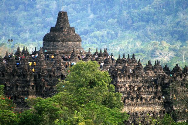 Borobudur. Java.