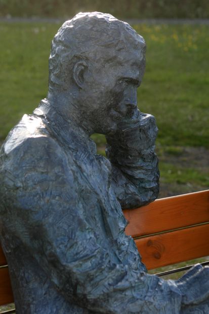 Statue by Einar Jonsson at Tjörnin Pond. Reykjavik.