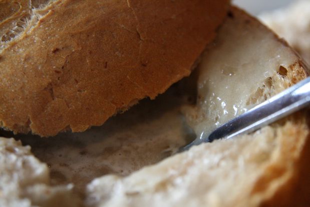 Soup in bread in Reykjavik