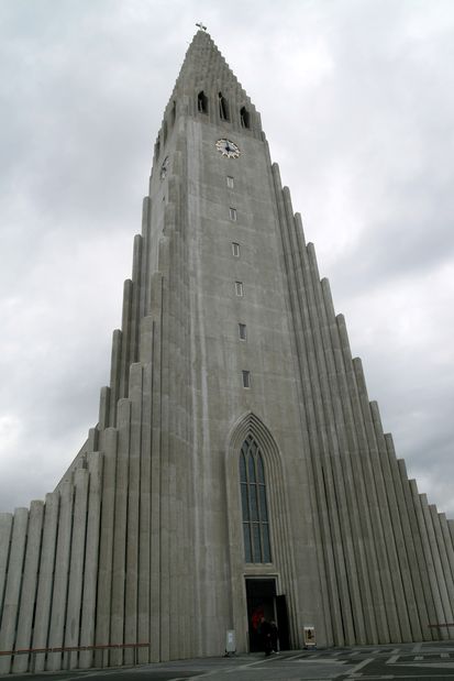 Hallgrímskirkja cathedral in Reykjavik