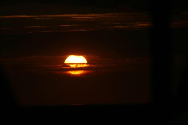 Sunset at Keflavik Airport