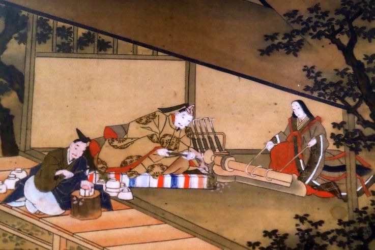Painting at Odawara Castle