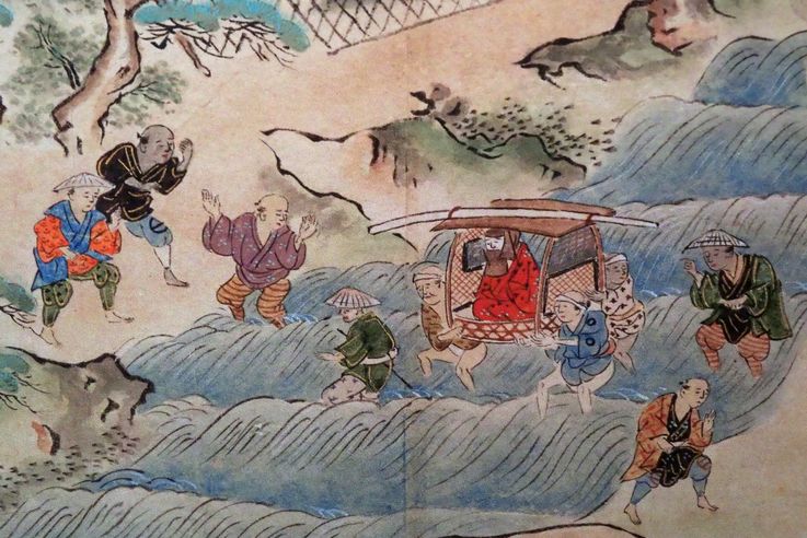 Painting at Odawara Castle