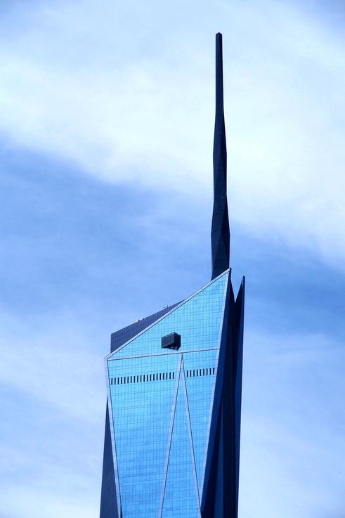 Summit of the Merdeka 118 skyscraper in Kuala Lumpur.
