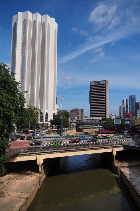 Menara Tun Razak, skyscraper in the Bukit Bintang district of Kuala Lumpur.