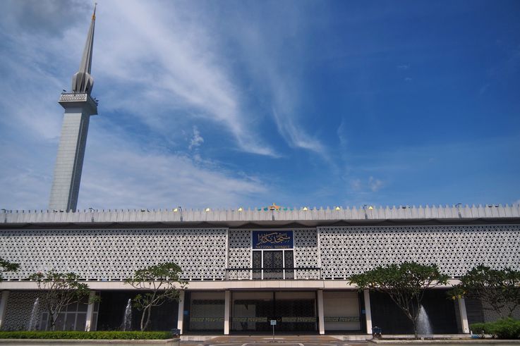 Masjid Negara (National Mosque) in Kuala Lumpur.