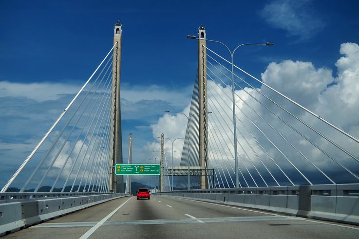 Jambatan Sultan Abdul Halim Muadzam Shah, near George Town.