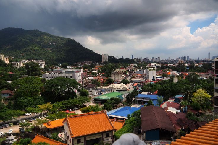 George Town cityscape from Kek Lok Si Temple, Paya Terubong.