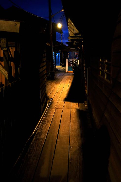 Walkway of Chew Jetty, George Town, Pulau Pinang.