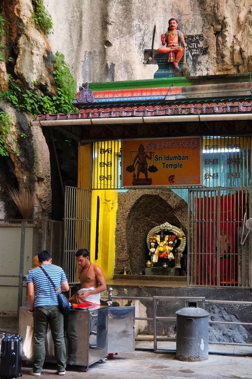 Statues of Sri Idumban Temple at Batu Caves.