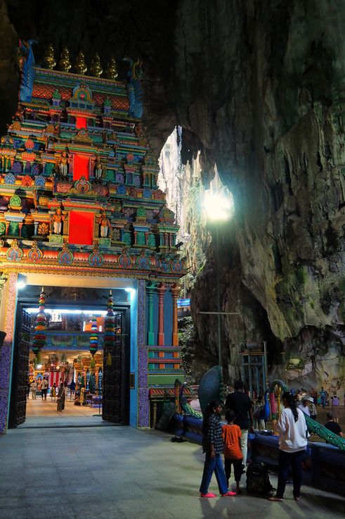 Gopuram of the Batu Caves temple.