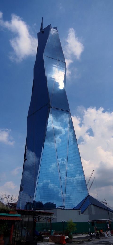 Merdeka 118 skyscraper in Kuala Lumpur.