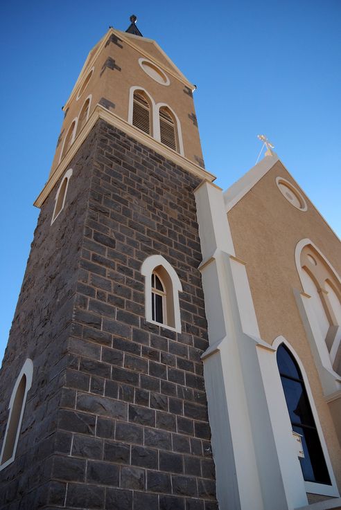 The Lutheran Church of the Rock in Luderitz