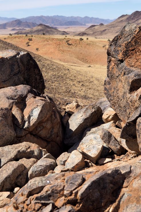 Trek Tok Tokkie. Désert du Namib.