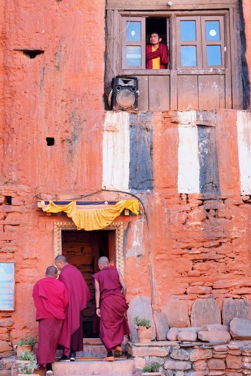 In the monastery of Kagbeni