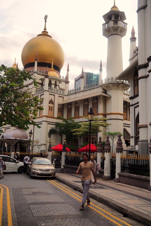 Sultan Mosque in the Rochor district.