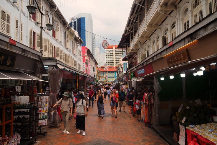 Calle Trengganu, un animado eje comercial en el corazón de Chinatown.