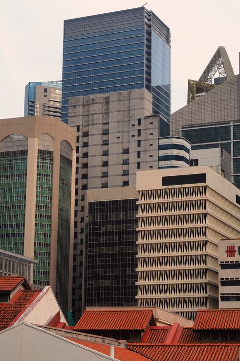 Edificios y shophouses tradicionales en Ann Siang Hill.