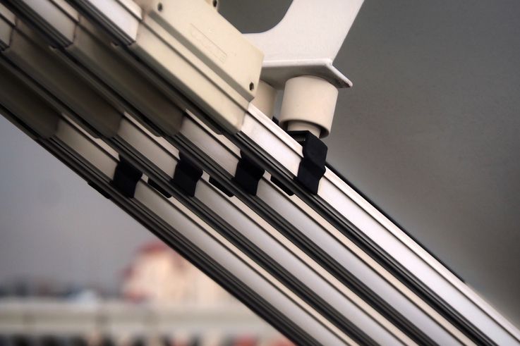 Metal structure of the Singapore Flyer.