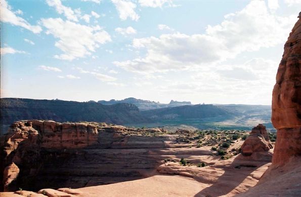 Bajo Delicate Arch en Arches Park...