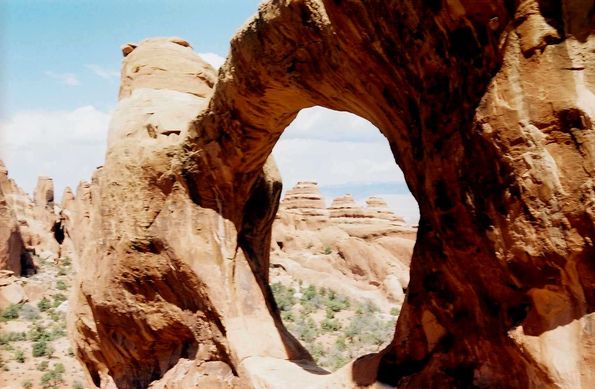 Arco Double O en el Parque Arches