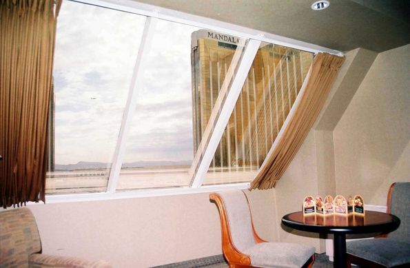 Dans l'Hotel Luxor à Las Vegas.