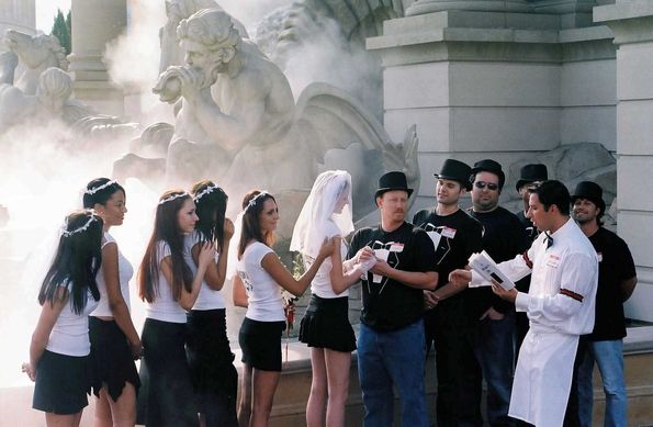 Parodie de mariage à Las Vegas