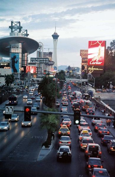 The strip. Las Vegas.
