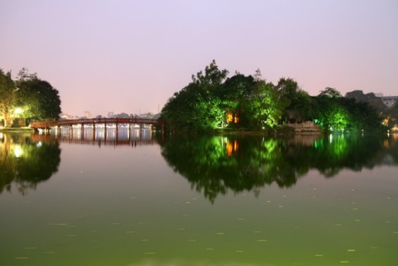 Hoan Kiem Lake in Hanoi