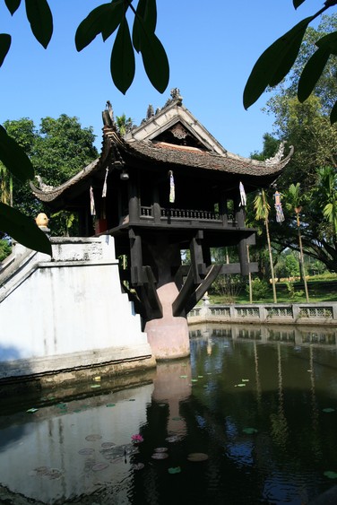 One Pillar Pagoda. Hanoi.