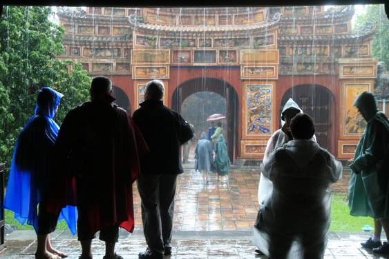 Rains at the Imperial Palace of Hue