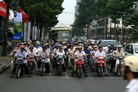 Scooter en Ciudad Ho Chi Minh