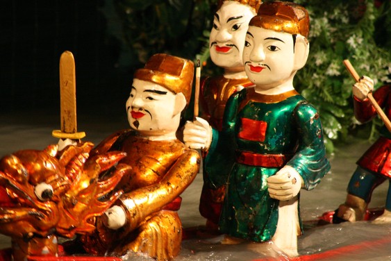 Marionetas de agua. Ciudad Ho Chi Minh.
